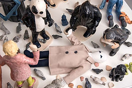 Installazione ceramica di Romano & Monterisi