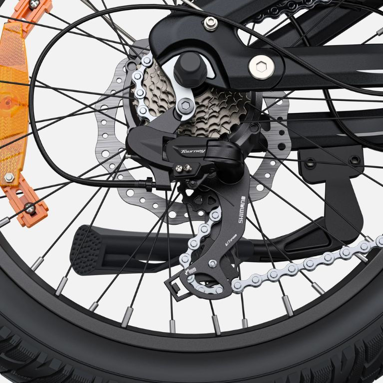 Thumbnail: Engwe L20 3.0 Boost 250W 120KM Range Full Suspension Step-Thru E-Bike