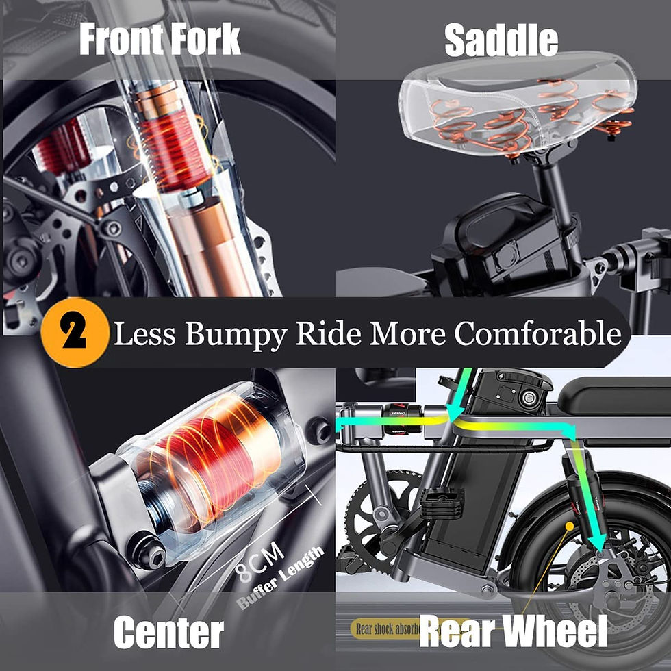 Thumbnail: Engwe T14 EU version 30Nm 55KM Range Folding E-bike