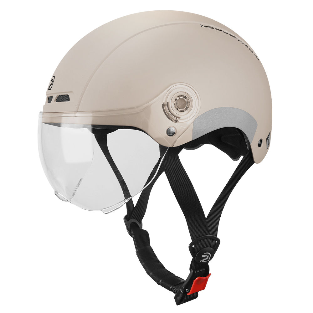 PEMILA Cycling Helmet With Goggles Lens Bicycle Helmet MTB Road Bike Reflective 