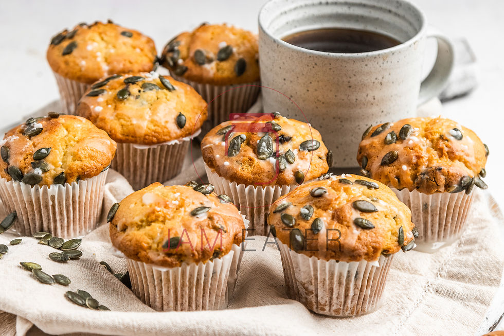 Thumbnail: Sour Cherry and Pumpkin seed Muffins
