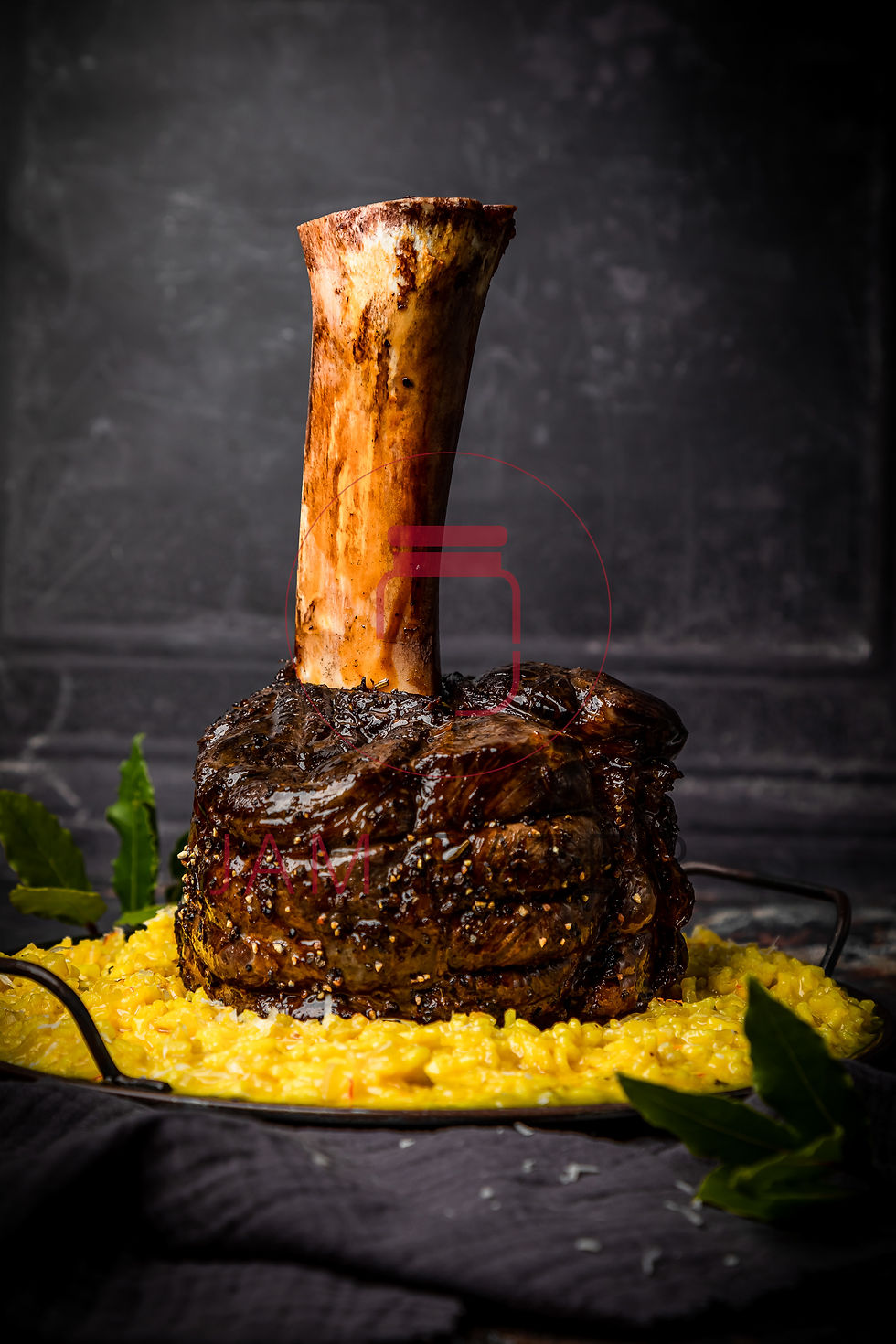 Thumbnail: Osso Bucco or Shin of Beef in Red Wine with a Saffron Risotto