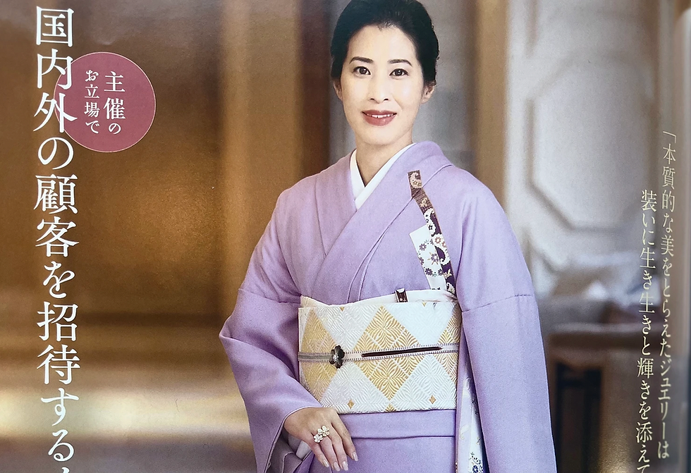 家庭画報でRITOFUの着物が掲載されました