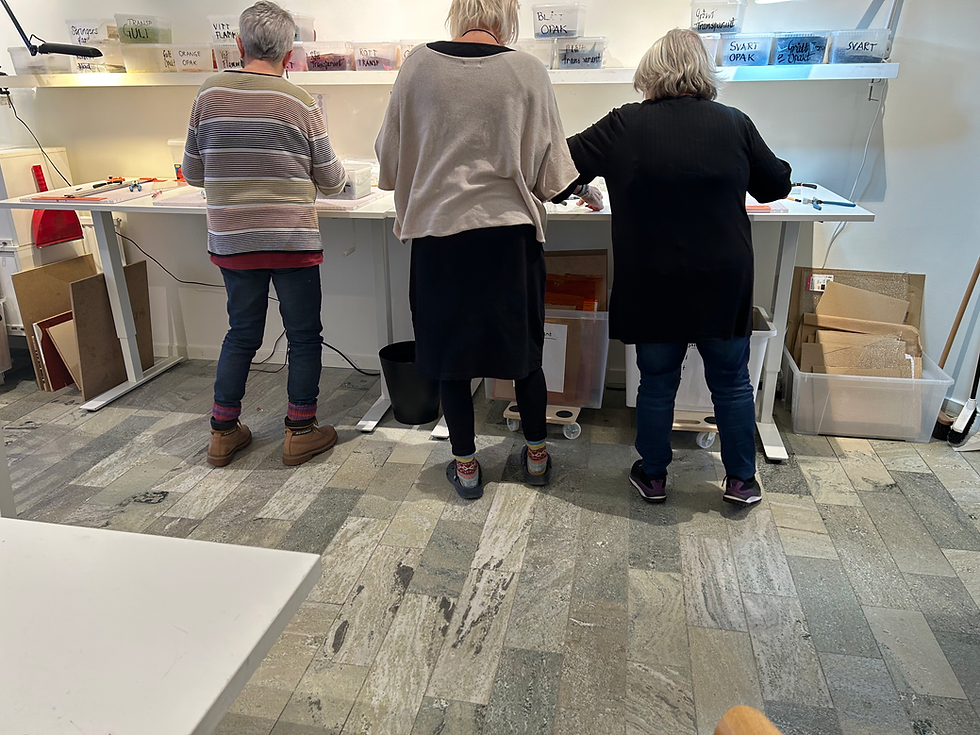 Kvällskurs Glasfusing måndagar 18-21