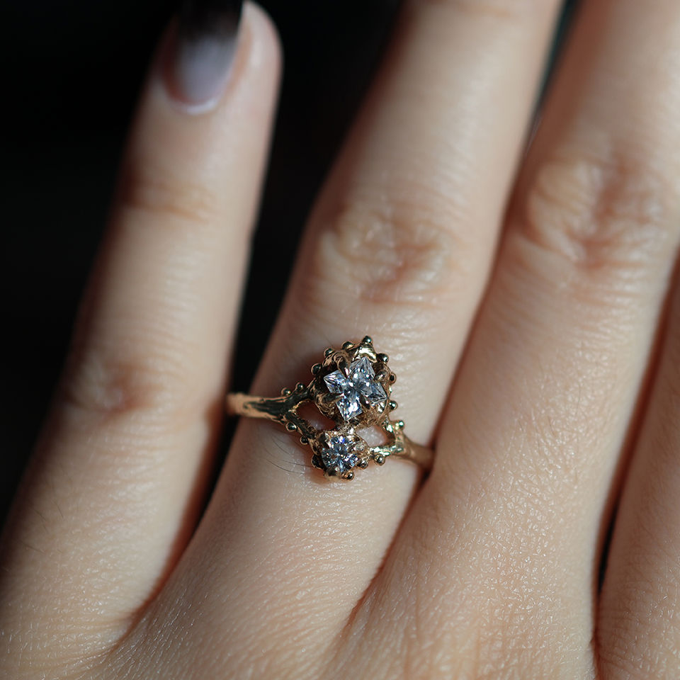 Thumbnail: Great Fairy Princess Moissanite Ring