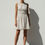 Thumbnail: Kendall Cross Back Mini Linen Dress
