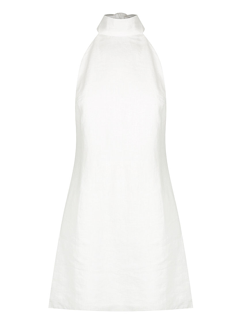 Thumbnail: Zoe White Linen Mini Dress