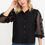 Thumbnail: Sleeve Lace Pompom Shirt