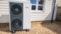 Heat pump on gravel