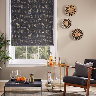 Animal print blinds