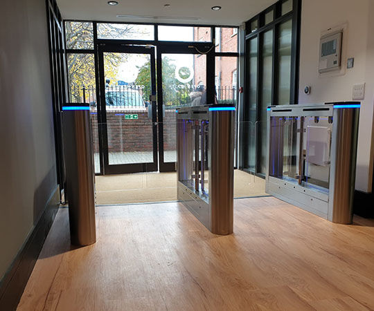 Thumbnail: Magna Half Height Turnstile for commercial use