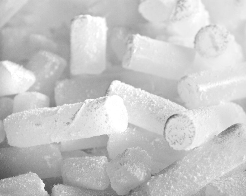 Dry ice