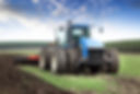 Blue tractor