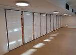 Doors half open