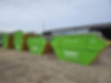 Skips in the yard