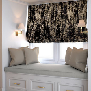Blinds in a white room