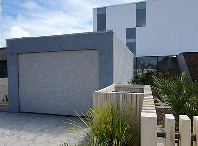 Modern garage door