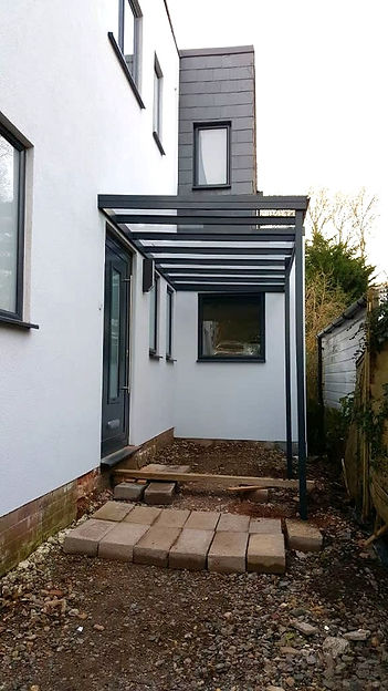 Modern carport