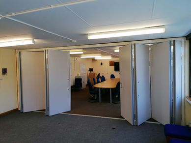 ASF100 sliding-folding wall system by AM Walls