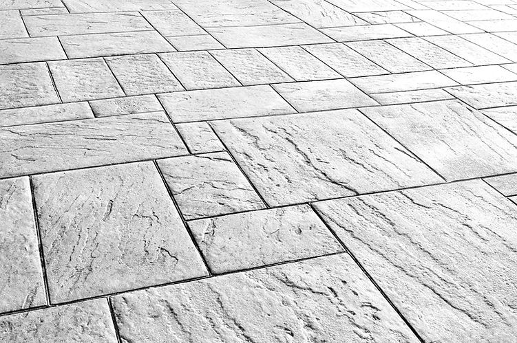 Patio background with green overlay