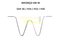 Reforço para Prateleira em W