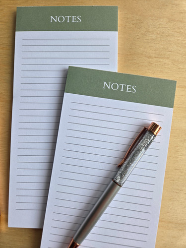 Contoh Note Pad Note Pad | Little Red House