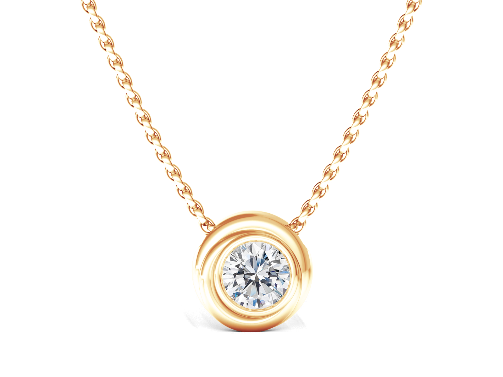 Swirls Necklace (0.50ctw)