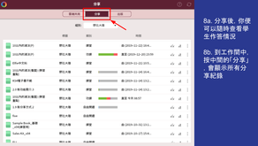 停課不停學#2-老師將書店電子書分享給學生閱讀並查看成績