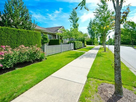 Notice of sidewalk replacement Letter to residence