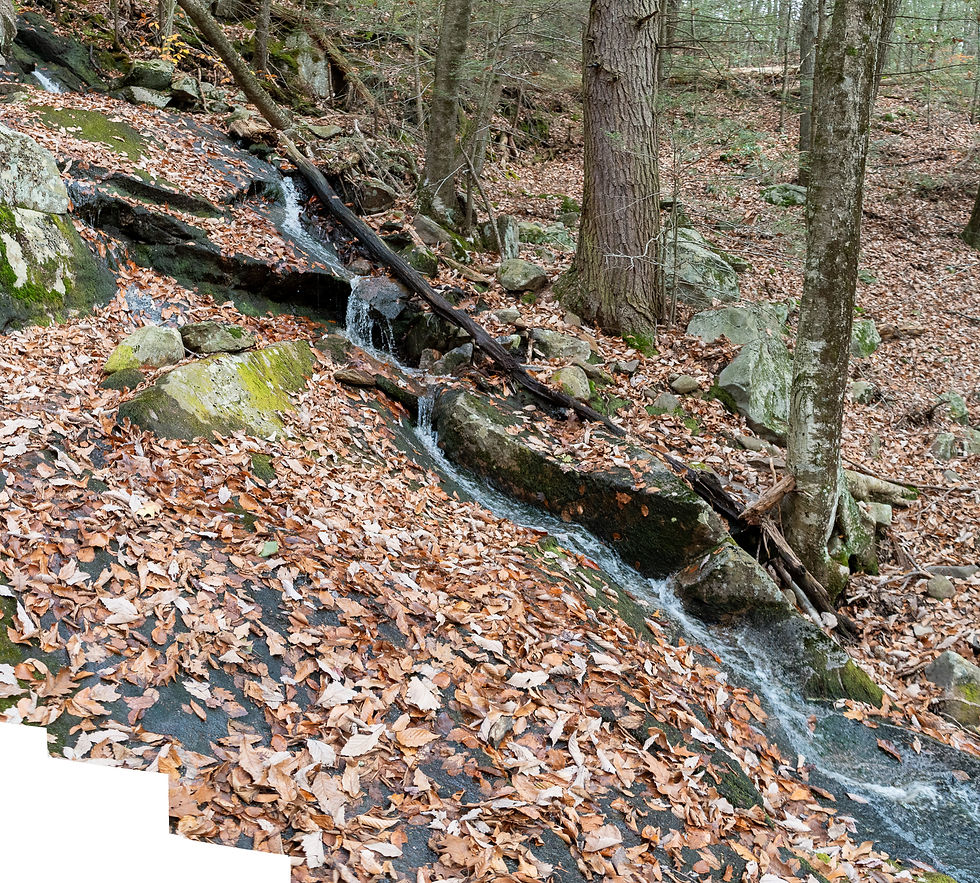 Waterfall at peoples state forest