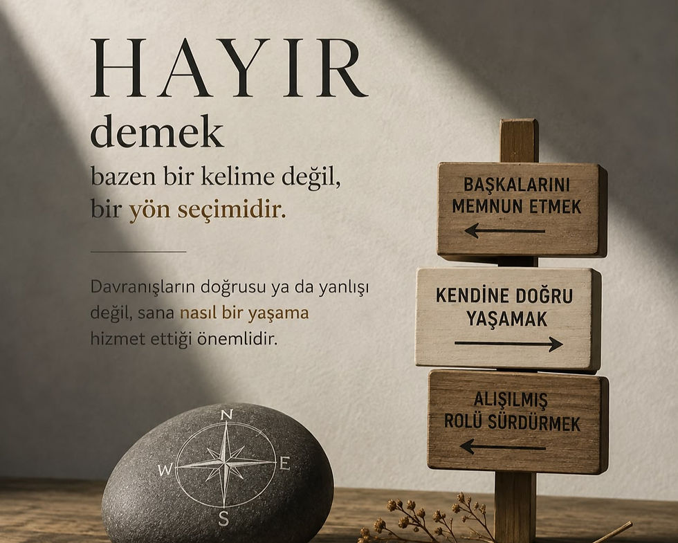 Hayır demeyi neden öğrenelim?