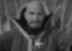 Image of Emperor Ming sitting in his throne. The caption reads "Yul?"