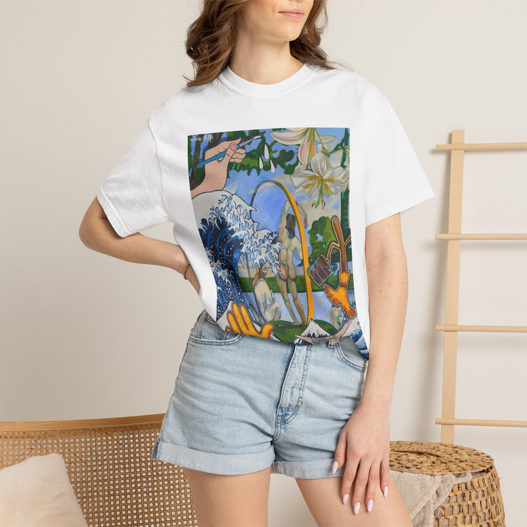New Wave Unisex Fine Art T-shirt (100% Cotton)