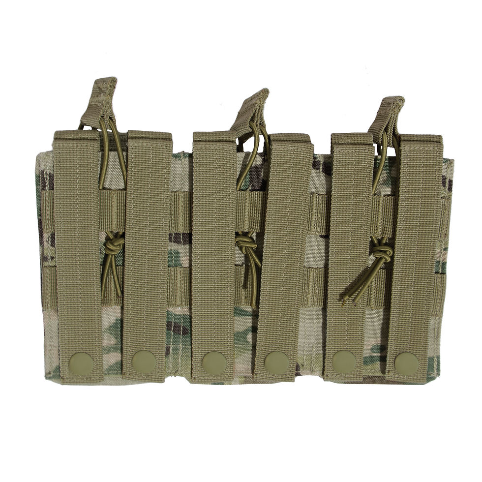 Thumbnail: Rothco MOLLE Open Top Six Rifle Mag Pouch