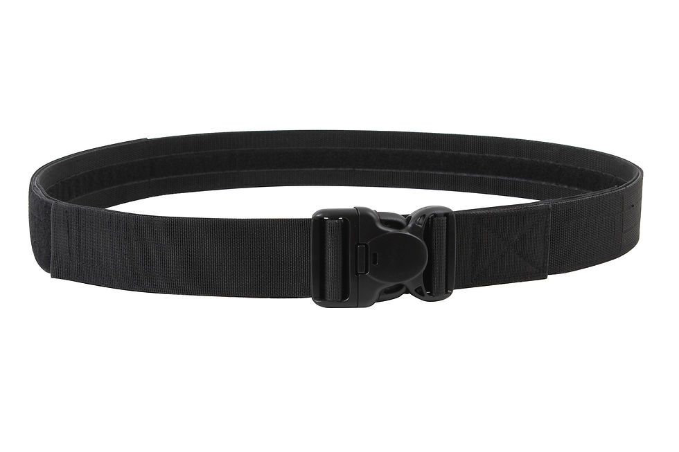 Rothco Triple Retention Tactical Duty Belt Black 2 Inch Wide