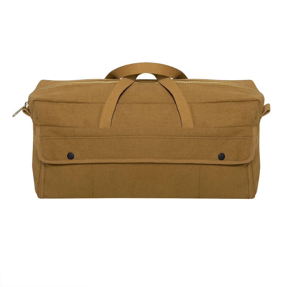 Thumbnail: Rothco Canvas Jumbo Tool Bag With Brass Zipper