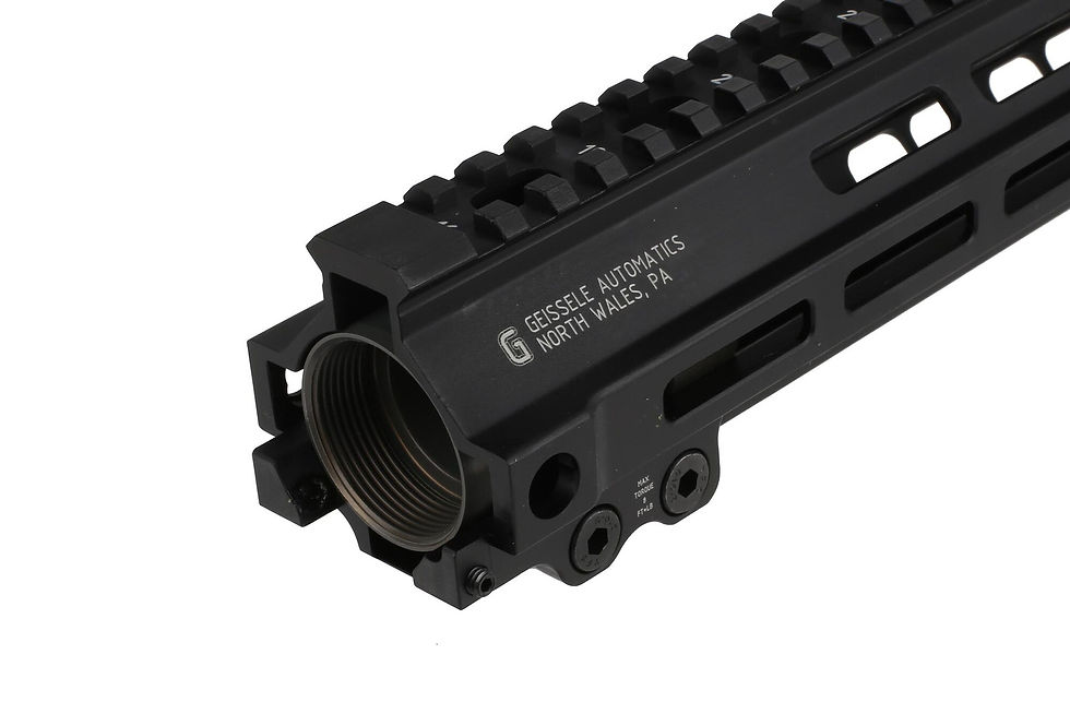Thumbnail: Geissele Automatics Super Modular MK8 Rail AR-15 Handguard - M-LOK - Black - 9.3