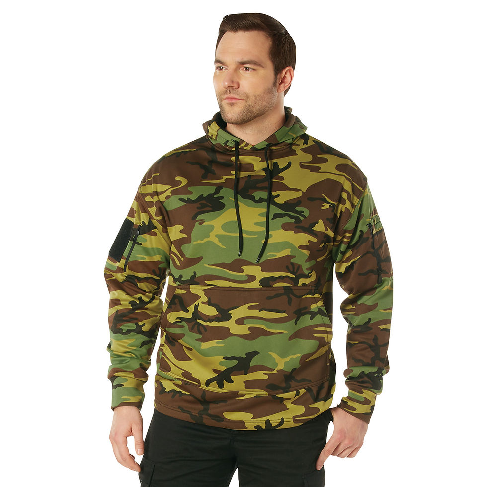 Thumbnail: Rothco Concealed Carry Hoodie Tactical Moisture Wicking Fleece Sweatshirt