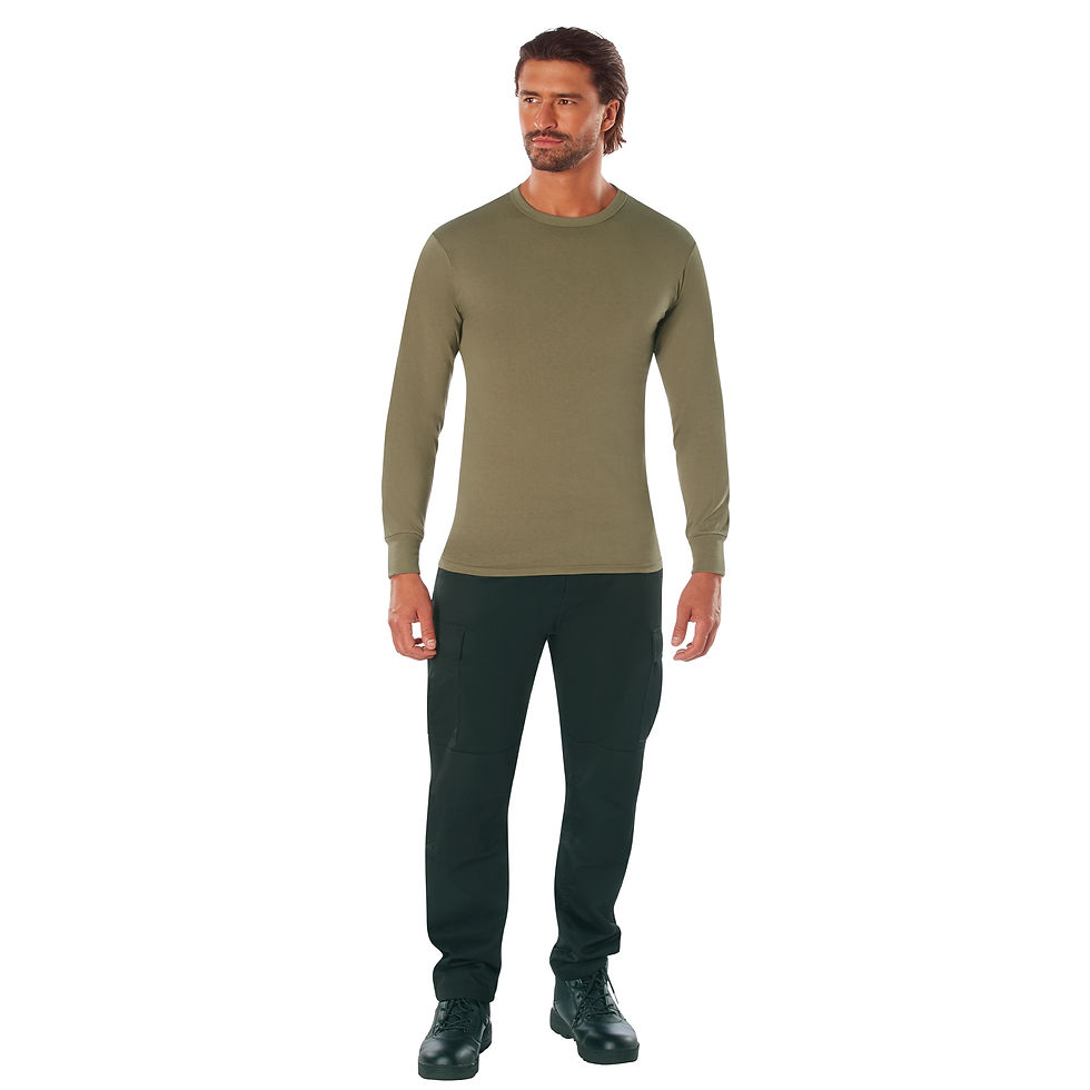 Thumbnail: Rothco Long Sleeve Solid T-Shirt