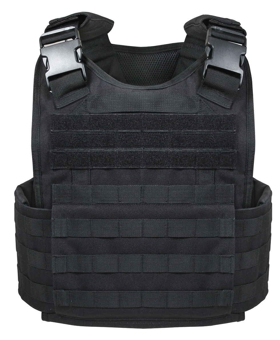 Thumbnail: Rothco MOLLE Plate Carrier Vest Adjustable Tactical Armor Carrier