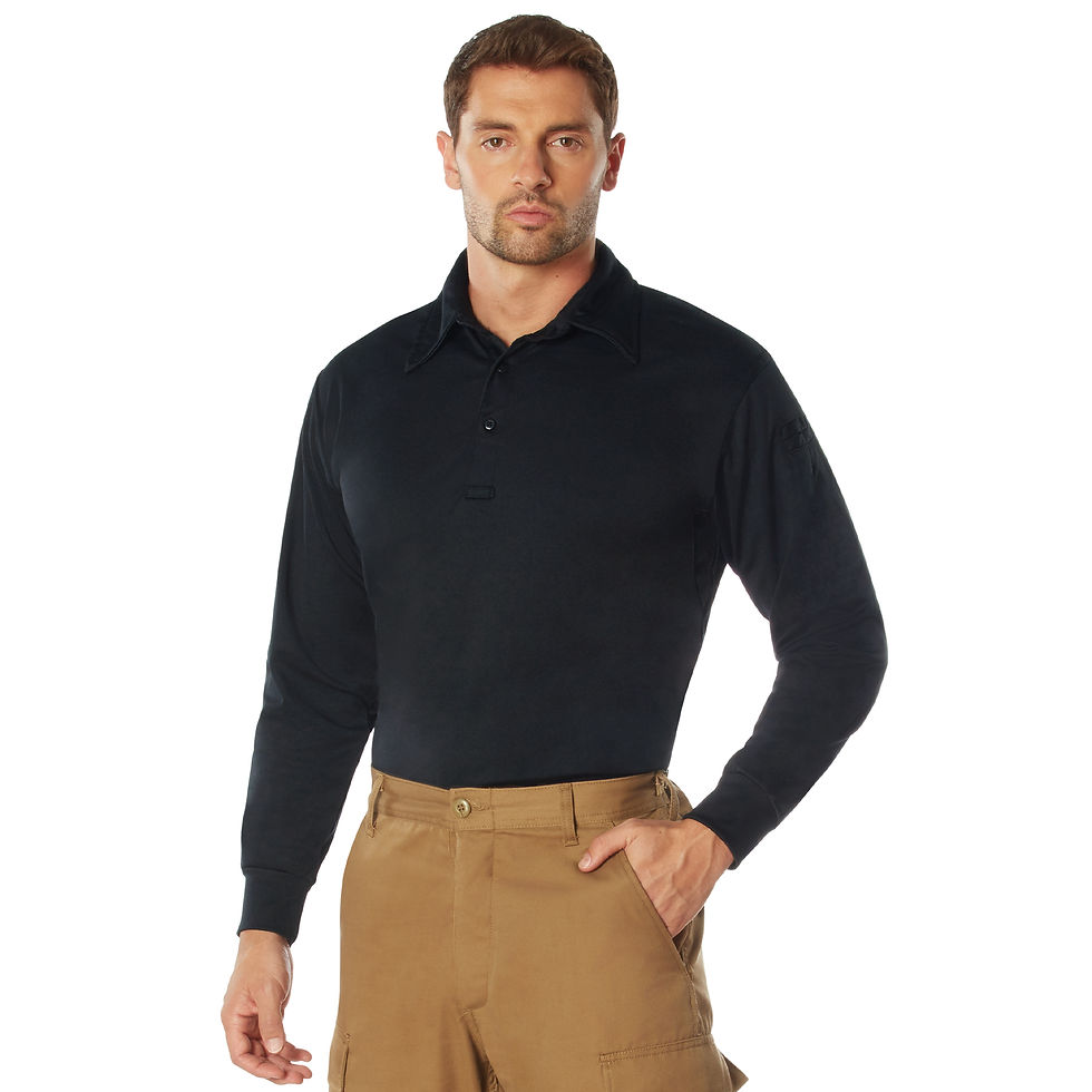 Thumbnail: Rothco Long Sleeve Tactical Performance Polo