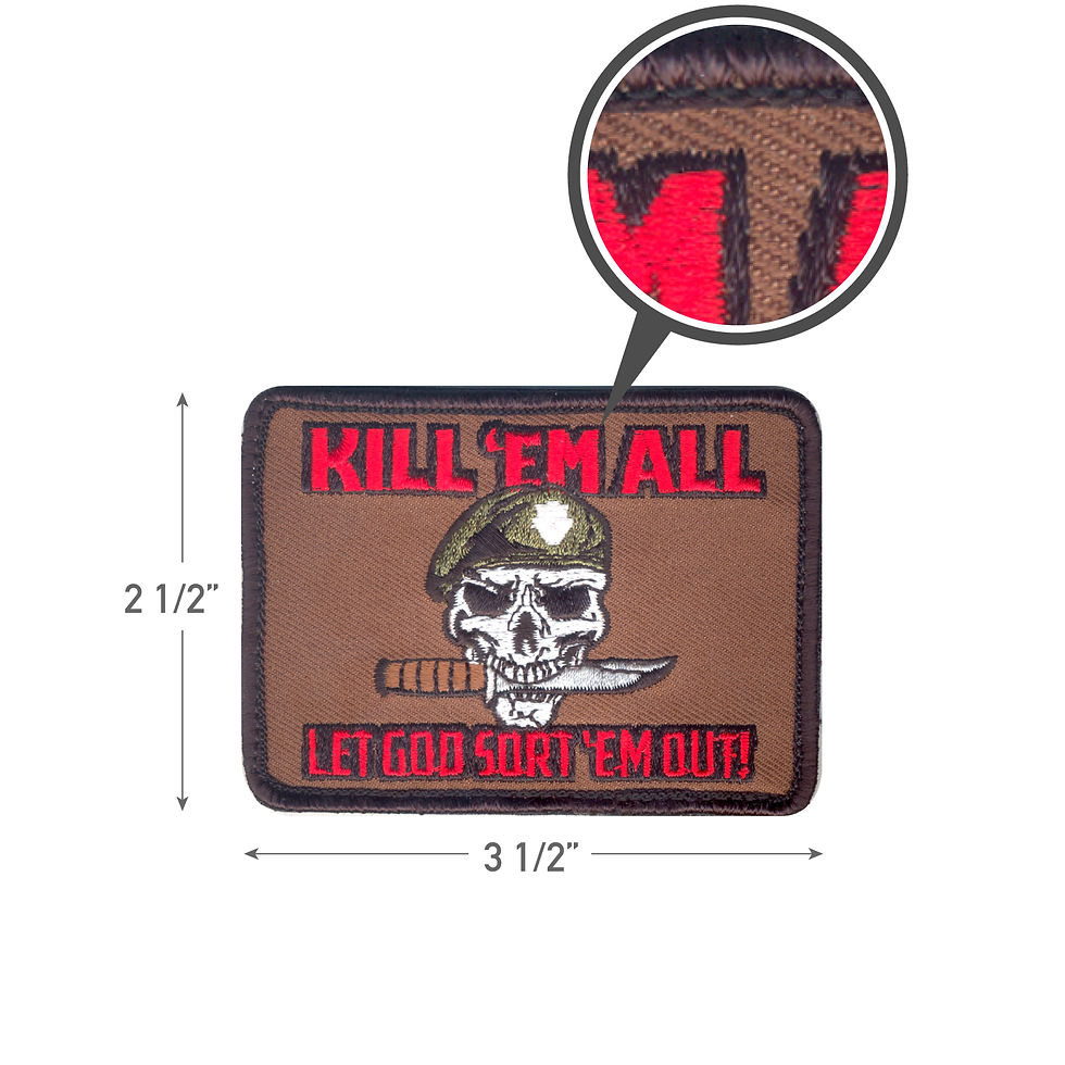 Thumbnail: Rothco Kill Em All Let God Sort Em Out Morale Patch