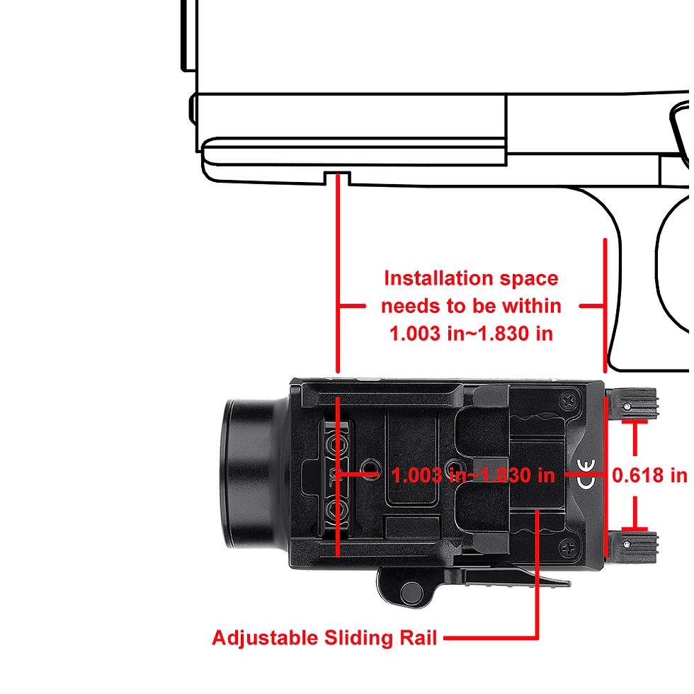 Thumbnail: Olight Baldr S 800 Lumens Rail Mounted Tactical Weapon Light
