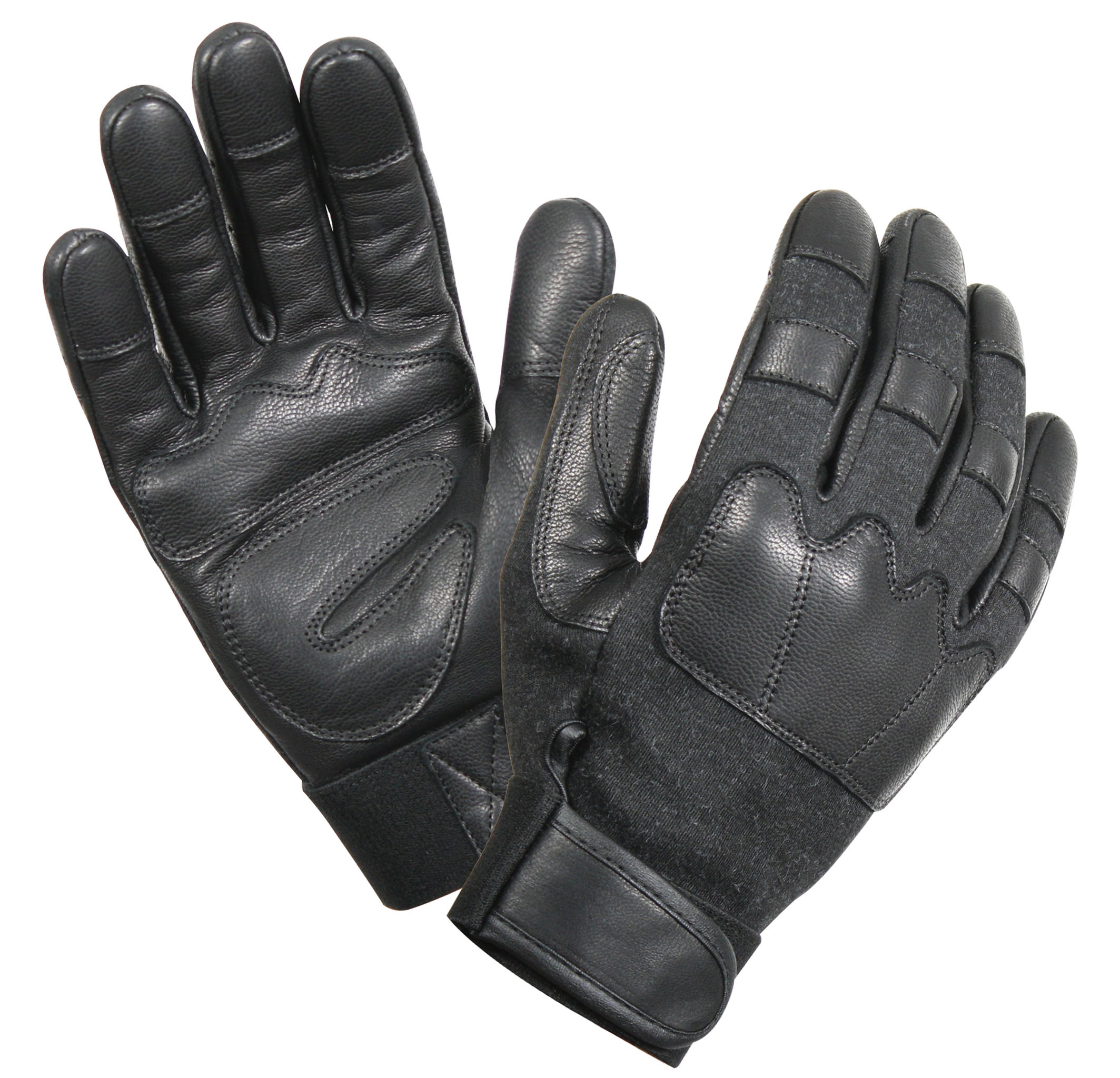 Rothco Leather Knuckle Tactical Gloves Fire and Cut Resistant