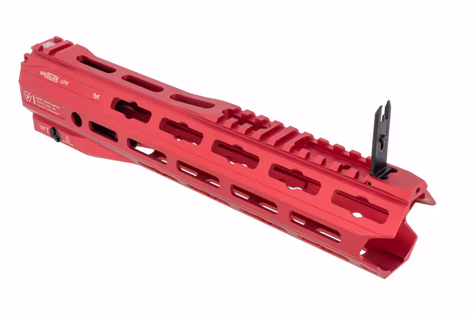Strike Industries Gridlok LITE Complete AR-15 Handguard - Red - 11"