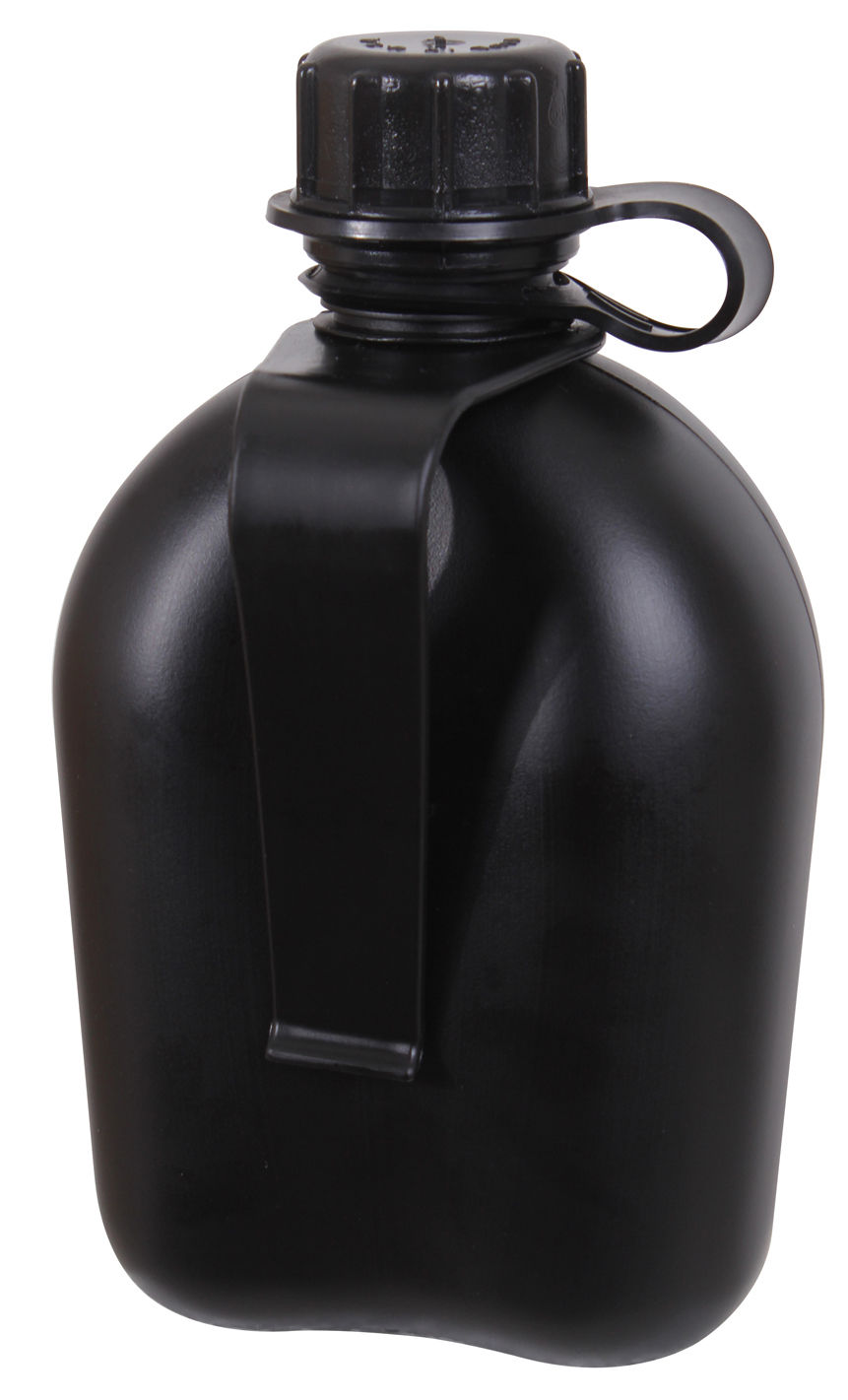 Rothco 3 Piece G.I. Plastic Canteen With Clip
