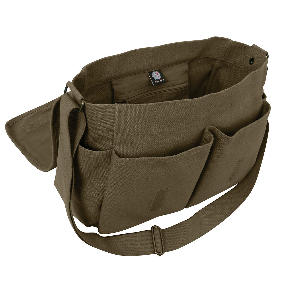 Thumbnail: Rothco Air Corps Heavyweight Classic Messenger Bag