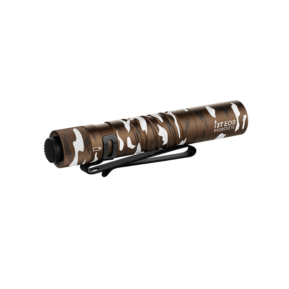 Olight i3T EOS 180 Lumens AAA Powered EDC Flashlight Shadow Dune