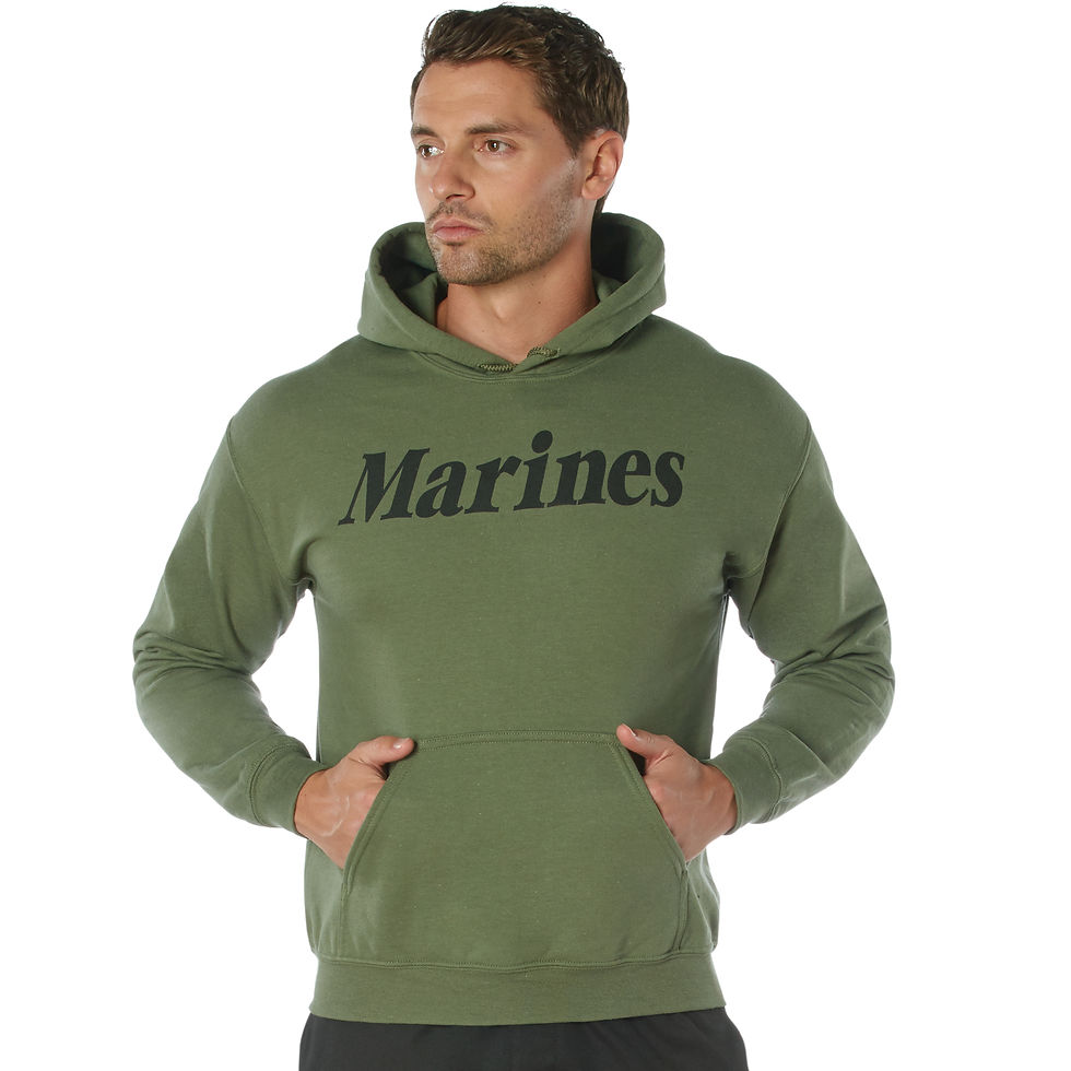 Thumbnail: Rothco Marines Pullover Hooded Sweatshirt