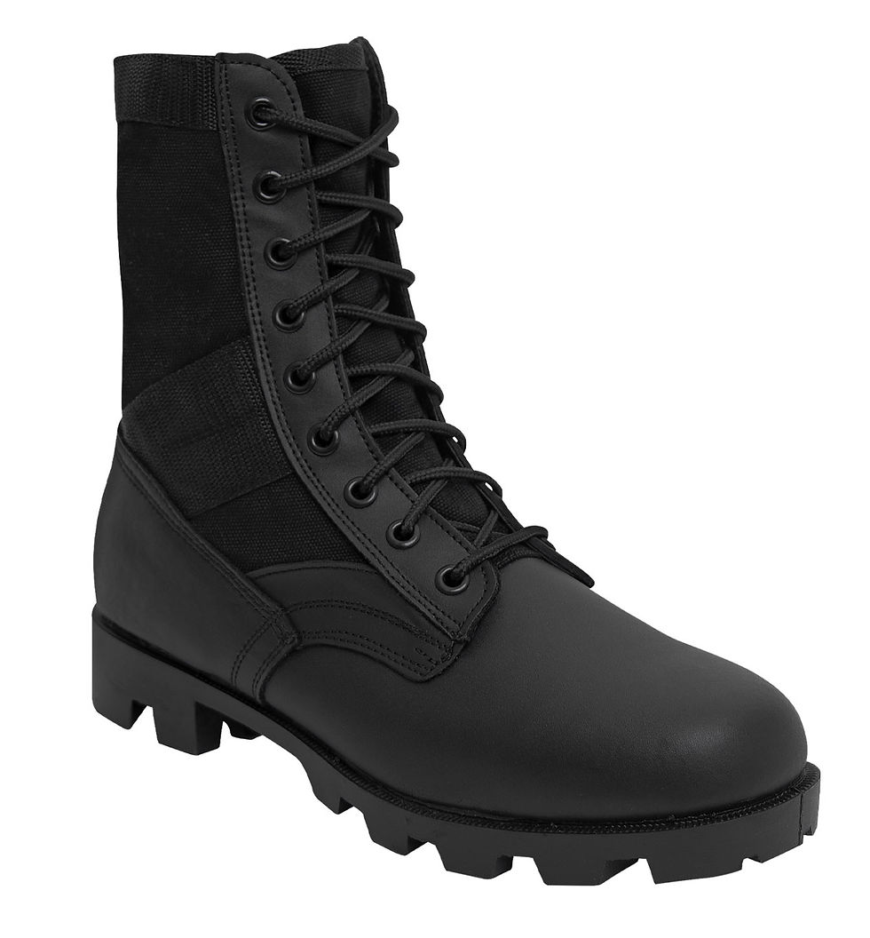 Thumbnail: Rothco G.I. Type Black Steel Toe Jungle Boot